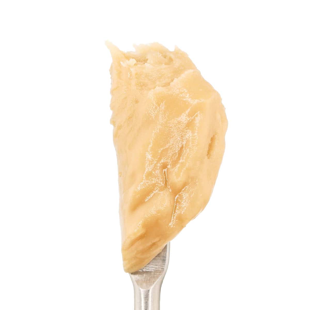 THCa concentrate on a spoon, high-quality extract for cannabis enthusiasts.