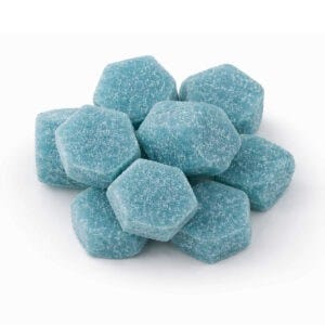THCa Gummies with Banana Berry Flavor for Wellness and Relaxation.